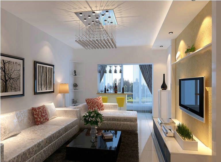 简约 二居 白领 客厅图片来自实创装饰上海公司在80平两居室简约风格装修的分享
