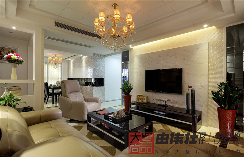三居 现代 奢华 客厅图片来自大墅尚品-由伟壮设计在『凤庭轩』—现代奢华风的分享
