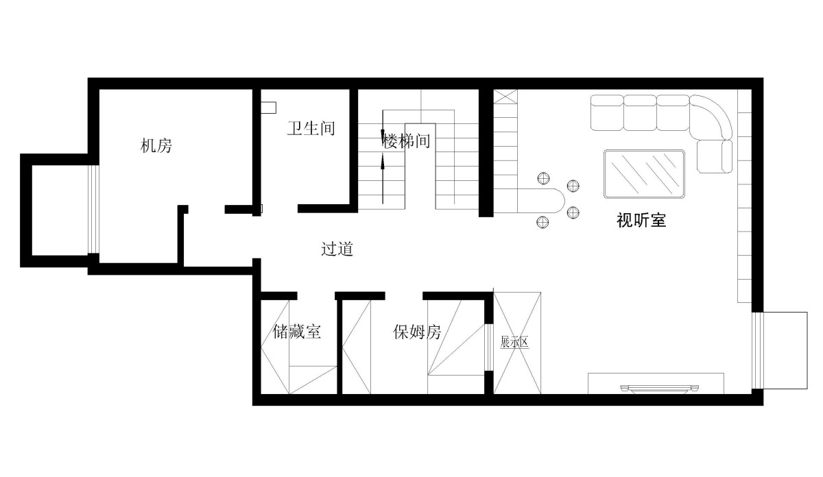 地下一層平面佈置圖