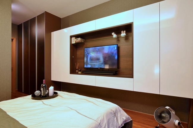卧室图片来自家装大管家在视野开阔 76平素雅简洁单身两居的分享