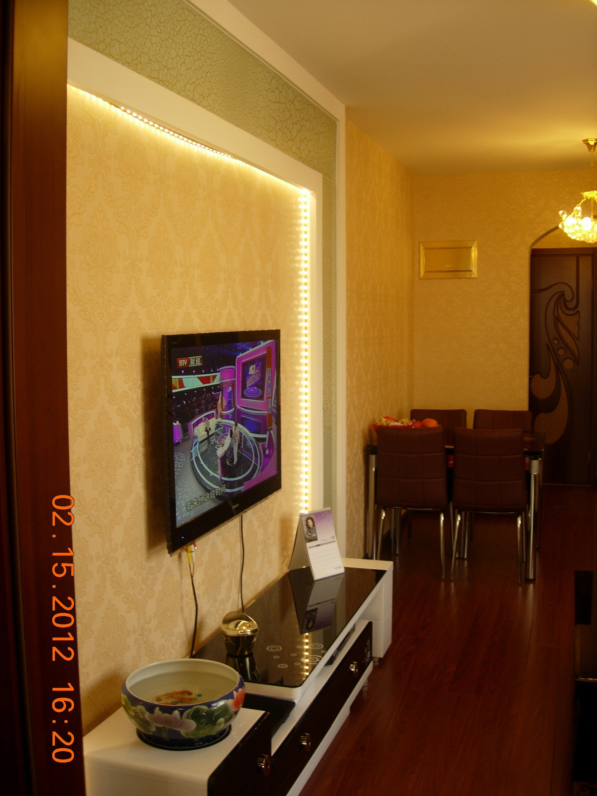 客厅图片来自今朝装饰小徐在翠城小区  现代中式风格的分享