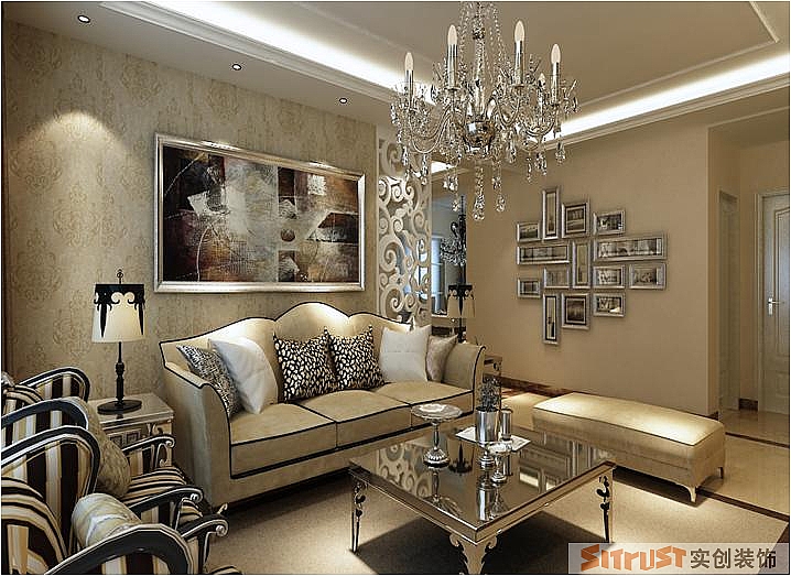 客厅图片来自用户2652703143在卢浮宫馆143平欧式风格效果图的分享