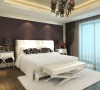 郑州实创装饰-棕榈泉114平三居室-卧室效果图