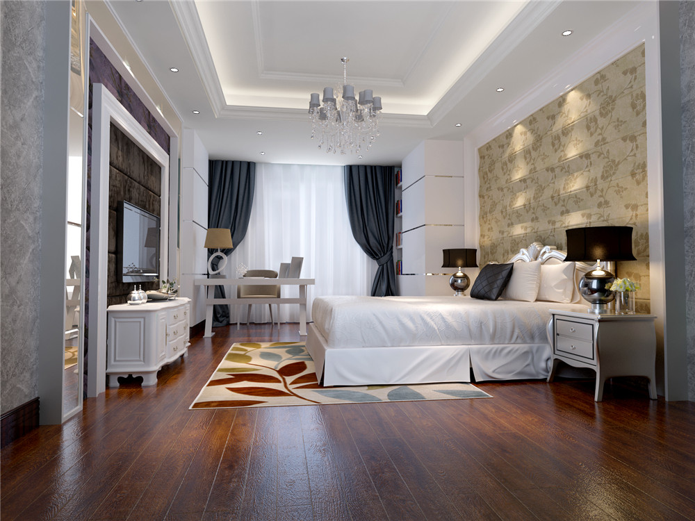 欧式 三居 白领 卧室图片来自实创装饰完美家装在高贵华丽打造平谷小区奢华自建房的分享