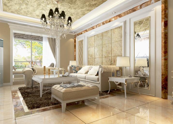 客厅图片来自用户2652703143在棕榈泉114平三居室欧式风格案例的分享