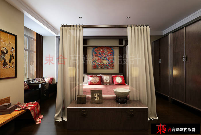卧室图片来自東合設計在国际城的分享