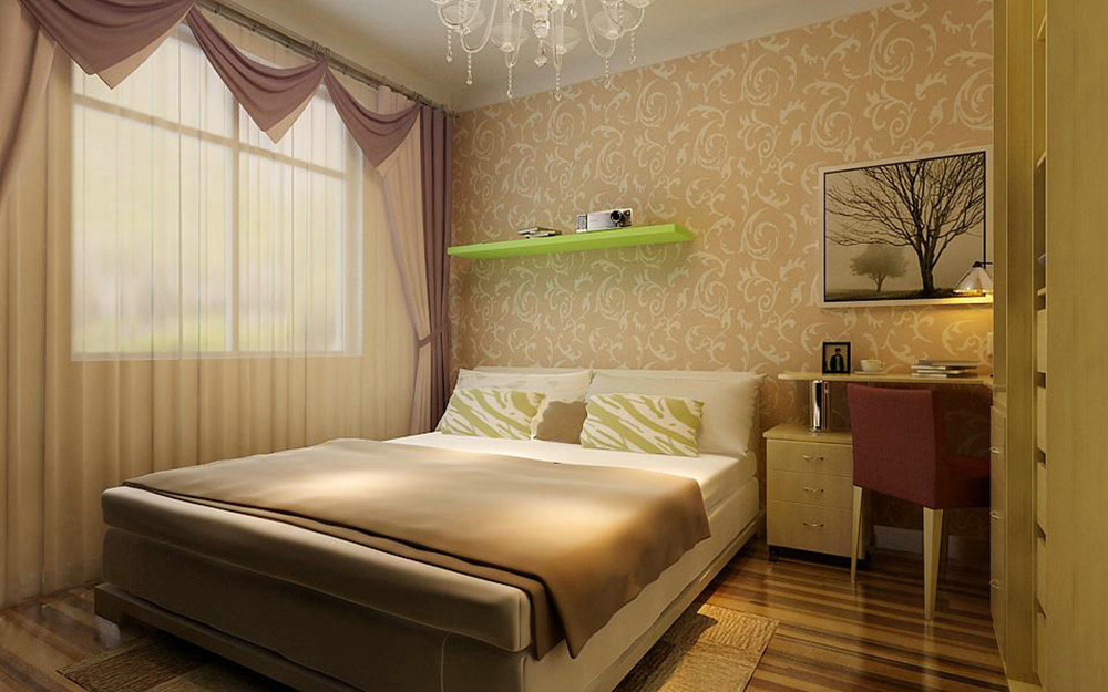 简约 三居 卧室图片来自实创装饰上海公司在15万打造三居室现代派装修的分享