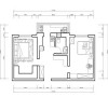 户型分析
此户型为两室一厅一厨一卫的户型，建筑面积67㎡，没有独立的就餐区。通风良好，整体空间也十分的宽敞，主卧室比较大方简洁，满足了生活的多方面的需要。