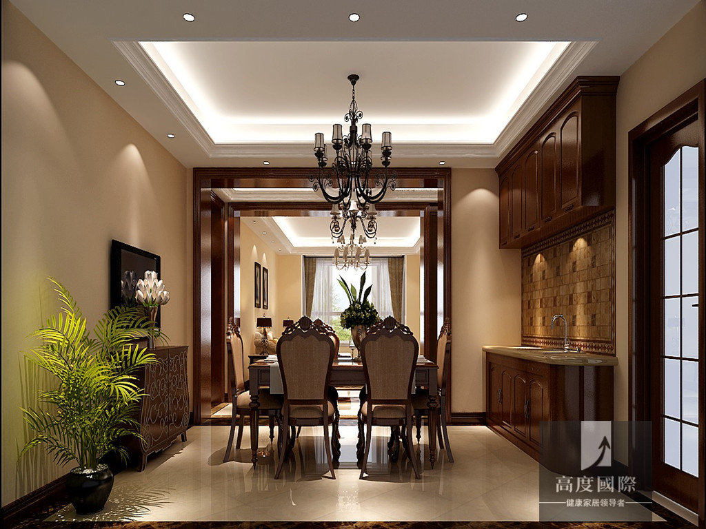 简约 欧式 三居 小资 餐厅图片来自W鑫在华贸城207㎡ 简欧 贴身设计的分享