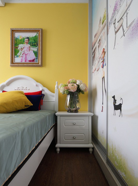 简约 三居 白领 儿童房图片来自家装大管家在105平简约淡雅3居 寻觅宁静生活的分享