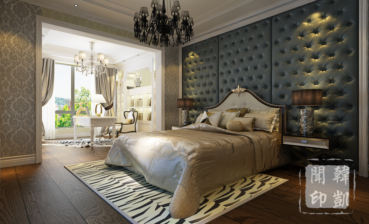 欧式 新古典 别墅 奢华 优雅 复式 挑高空间 卧室图片来自东易力天-韩凯闻在新古典-阐述欧式的优雅空间的分享