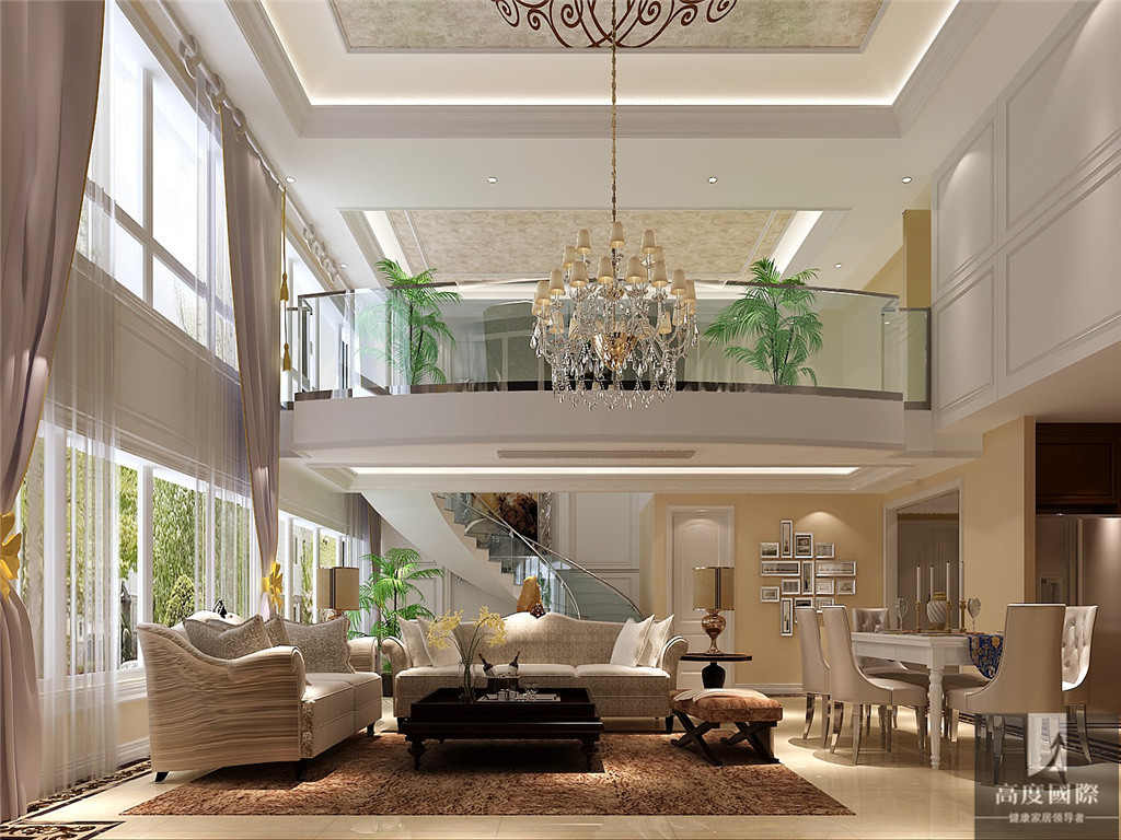 低调奢华 欧式 公寓 别墅 白领 80后 小资 高富帅 白富美 楼梯图片来自北京高度国际装饰设计在林肯公园·浪漫奢华公寓的分享