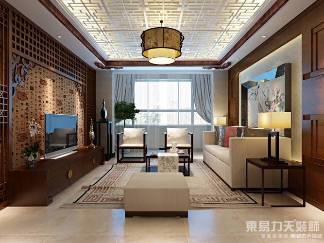 别墅 白领 客厅图片来自东易力天装饰公司在开元华庭的分享
