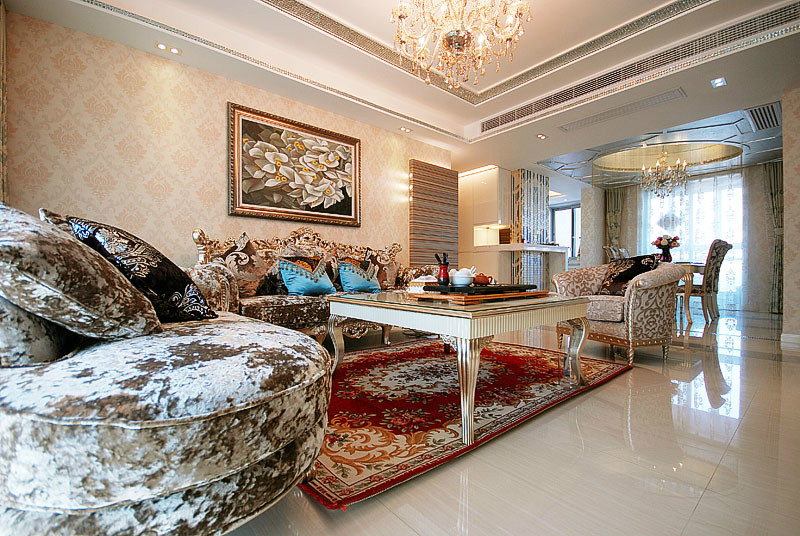 新古典 三居 白领 小资 客厅图片来自名仕装饰-小飞在博雅中南的分享
