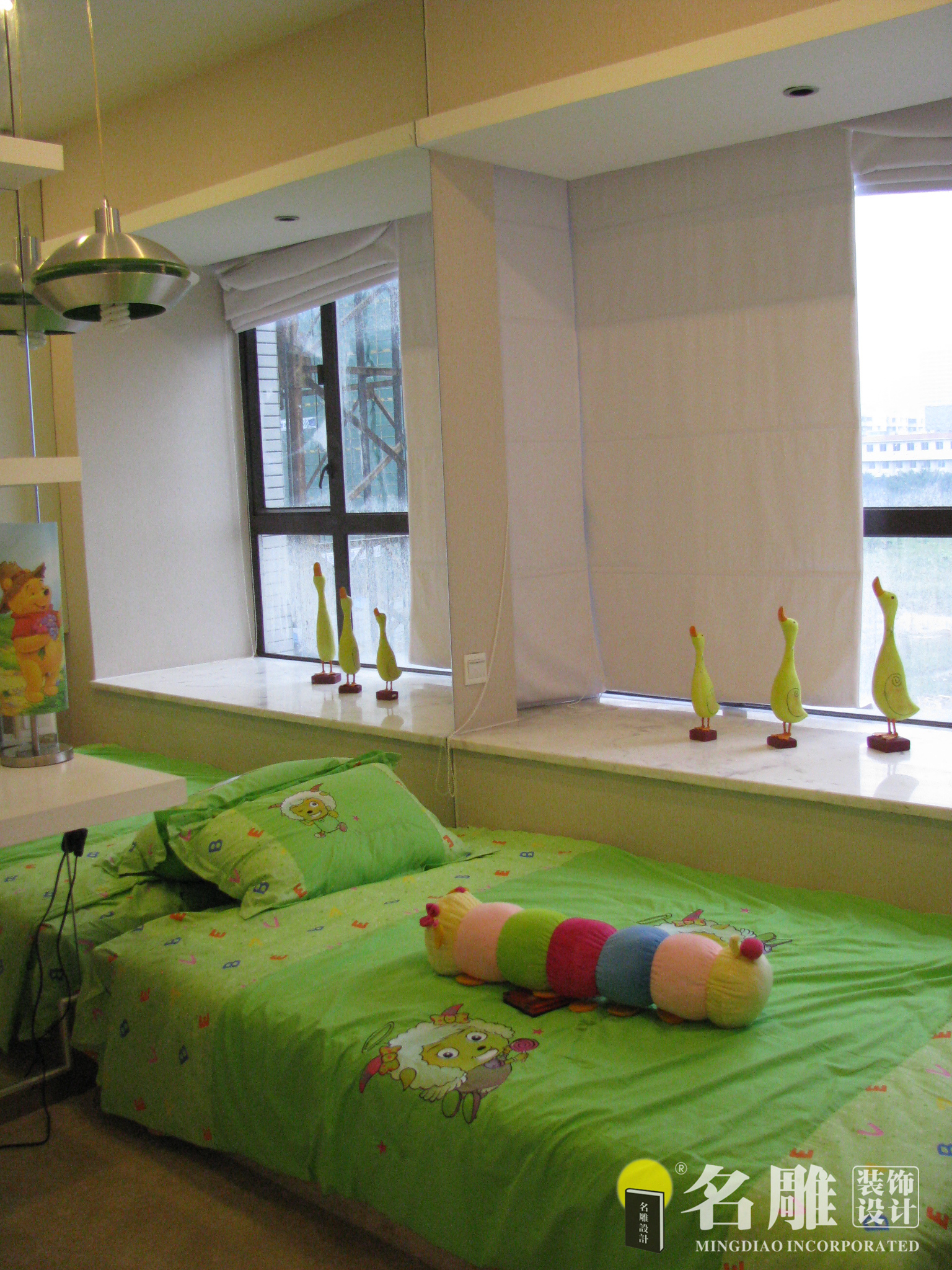 简约 现代简约 二居 白领 80后 小资 儿童房图片来自名雕装饰设计在现代简约-105平二居活力时尚家居的分享