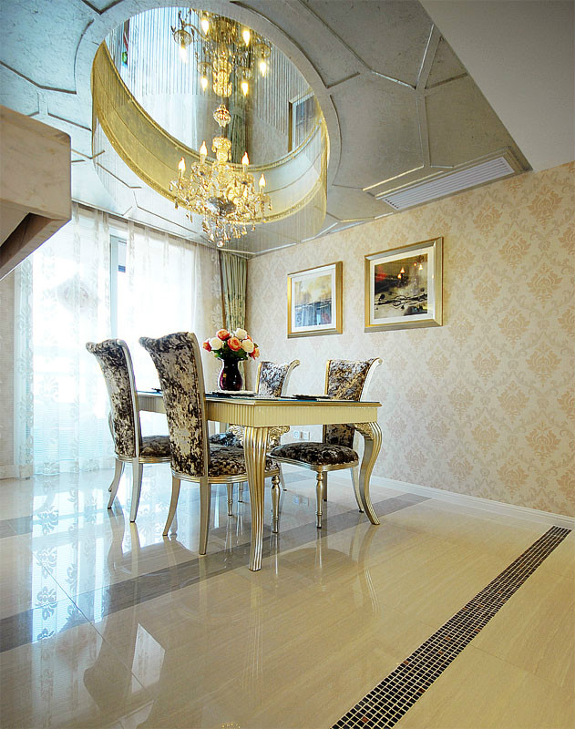 新古典 三居 白领 小资 餐厅图片来自名仕装饰-小飞在博雅中南的分享