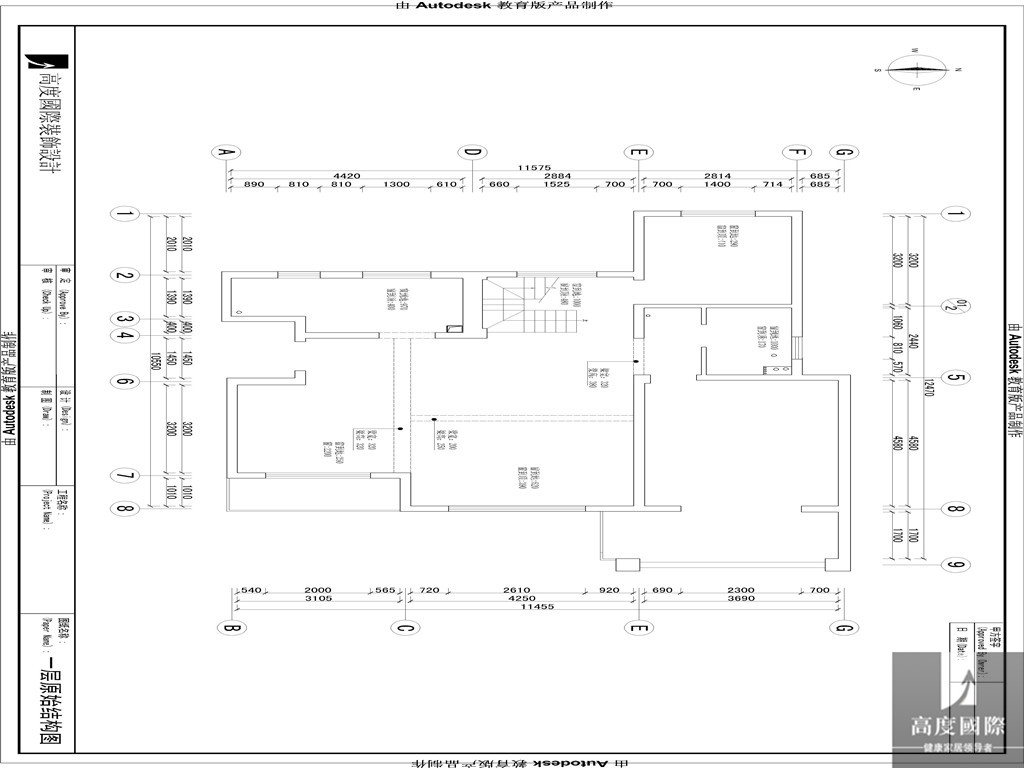 简约 欧式 别墅 复式 洋房 公寓 80后 小资 户型图图片来自北京高度国际装饰设计在花园洋房·浪漫鲁能的分享