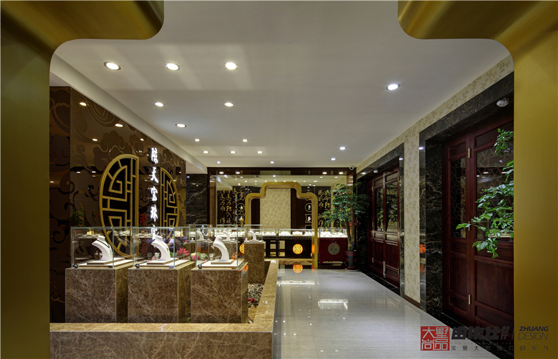 中式 工装 店面 珠宝 其他图片来自大墅尚品-由伟壮设计在『古韵淡墨』—中式风的分享