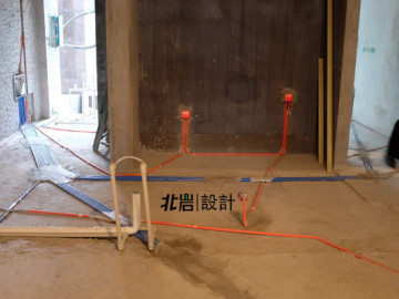 江雁依山郡 现代美式  水电中