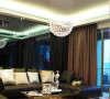 名雕装饰设计-奕翠葡萄园-三居室-现代风格客厅沙发背景