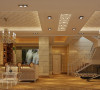 名雕丹迪设计-葡萄庄园别墅-欧式风格地下室：大气、豪华、舒适。整个空间通透、光线充足。
