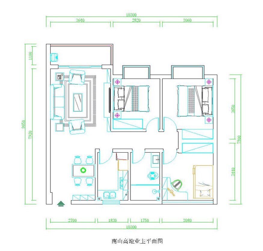 二居图片来自贵州福居隆建筑装饰工程有限公司在贵阳南山高地的分享