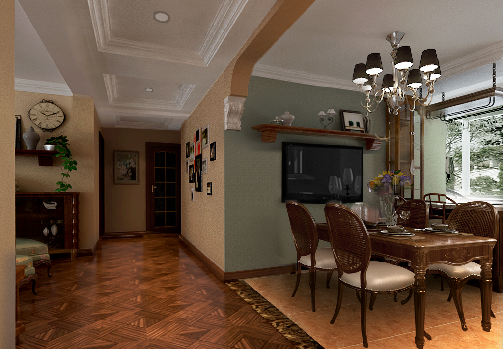 客厅 卧室图片来自百家设计小刘在美式风格设计的分享
