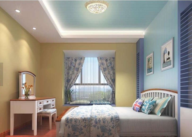 欧式 三居 二居 旧房改造 卧室图片来自新绿阁装饰在凯粤湾的分享
