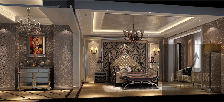 欧式 四居 客厅图片来自高度国际装饰韩冰在绿城百合公寓196平米欧式的分享