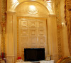 名雕丹迪设计-集信名城别墅-古典欧式客厅电视背景