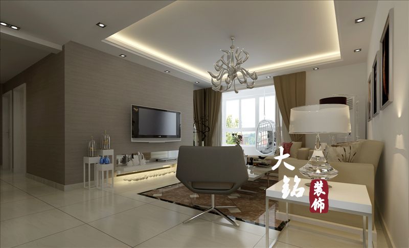 简约 新房装修 婚房装修 郑州装修 客厅图片来自郑州大铭装饰设计机构在现代简约风格-郑州新房装修设计的分享