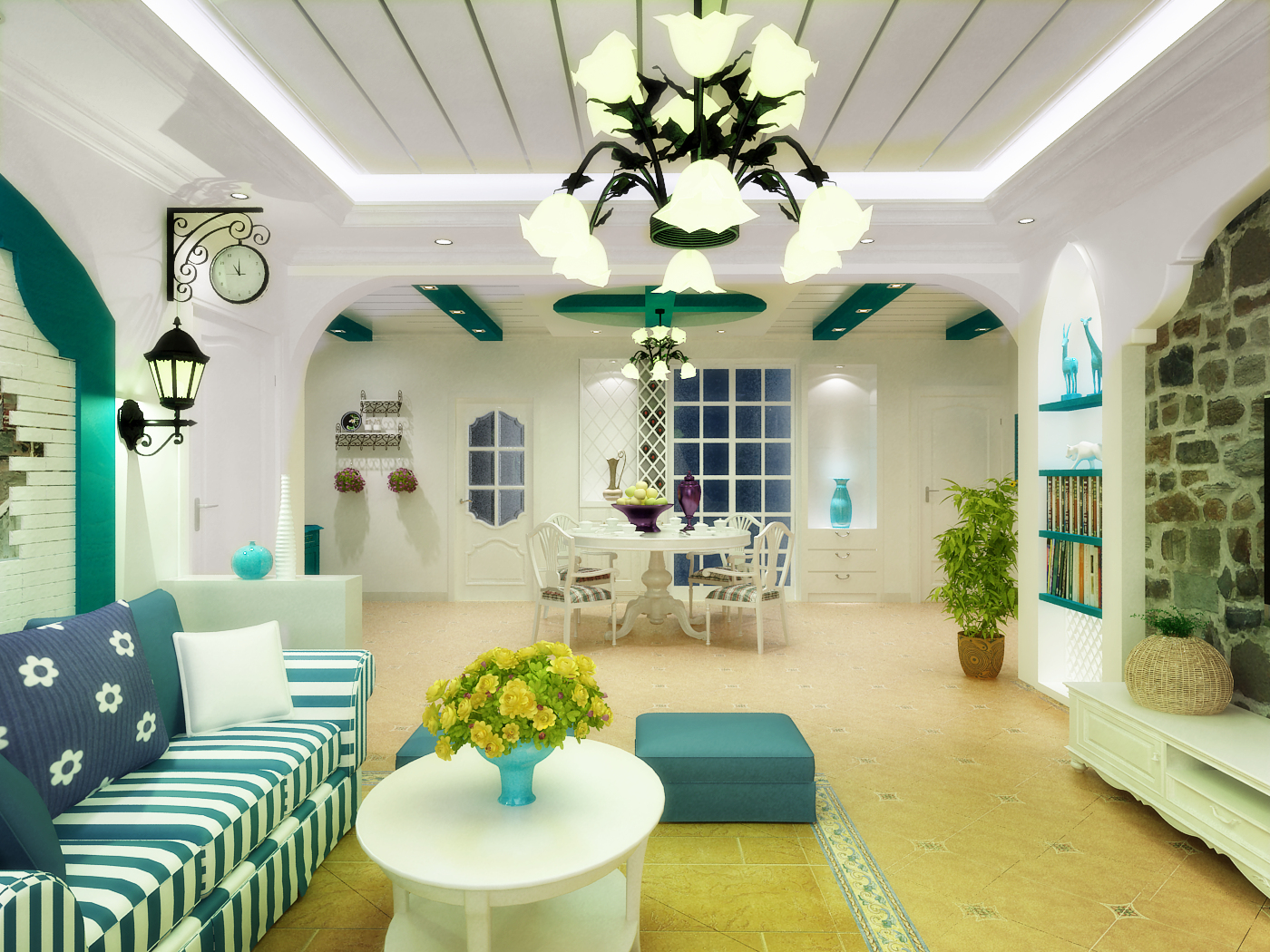 客厅图片来自用户2652703143在10万打造140平三居室地中海设计的分享