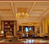 名雕丹迪设计--帝景湾--欧式客厅：客餐厅乾坤大挪移重新组合彰显大气奢华风格