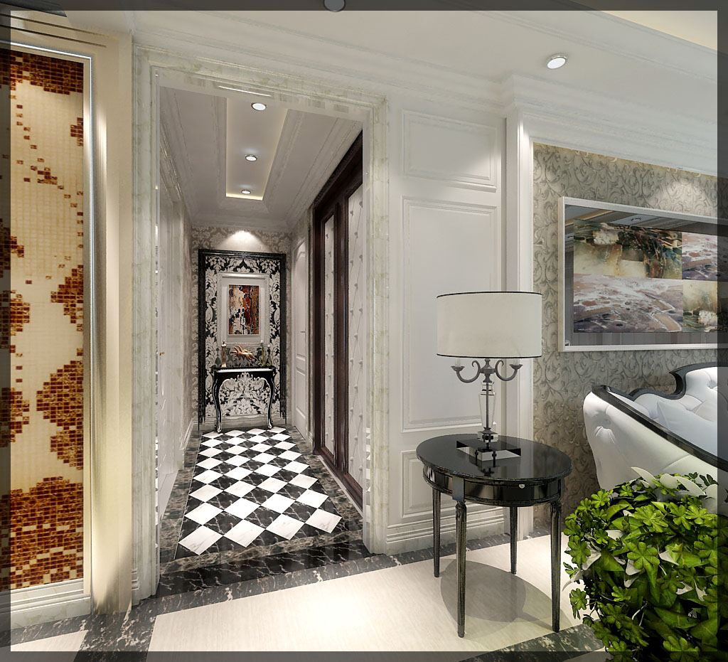 欧式 三居 客厅图片来自百家设计小刘在金地檀溪133平的分享