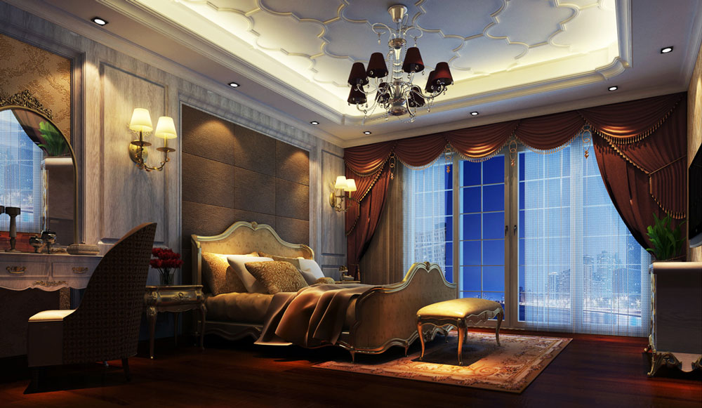 卧室图片来自好易家装饰集团在宏发领域别墅装修的分享