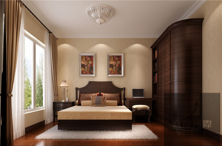 三居 休闲 舒适 卧室图片来自高度国际装饰韩冰在世华泊郡130平米的分享