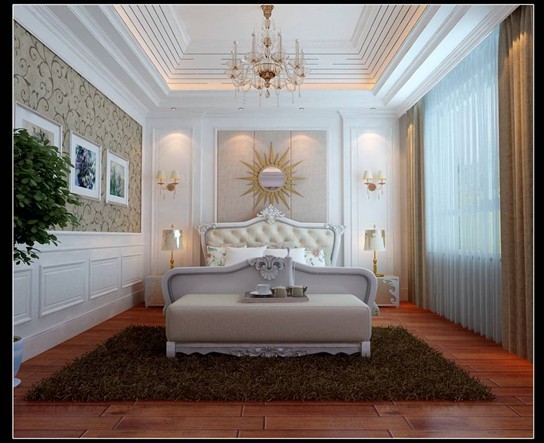 别墅 白领 收纳 80后 小资 卧室图片来自新空间新整装陈二丫在大气新古典完美搭配的分享