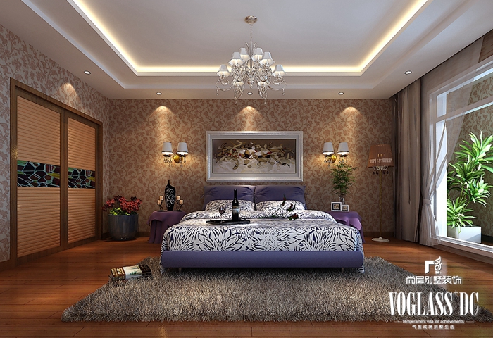 中式 别墅 客厅 卧室 餐厅 卫生间 卧室图片来自北京别墅装修案例在浓郁的宫廷气息的分享