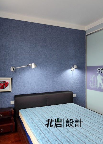 现代中式 公寓 北岩设计 卧室图片来自北岩DESIGN在游走在规则与灵性之间的分享