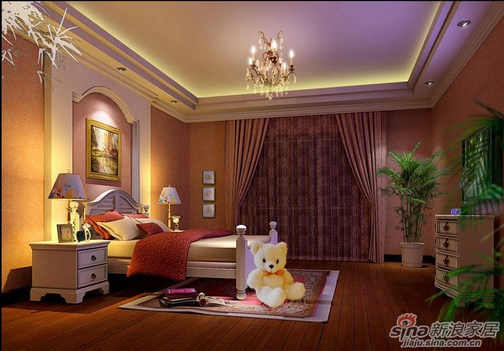 简约 欧式 别墅 卧室图片来自吴少山在西山华府400平别墅的分享