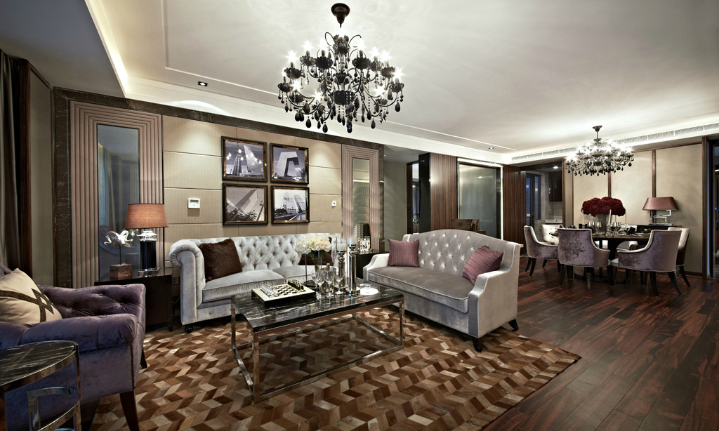 简约 三居 现代 成都装修公 客厅图片来自室内设计装饰在中铁塔米亚后现代风格的分享