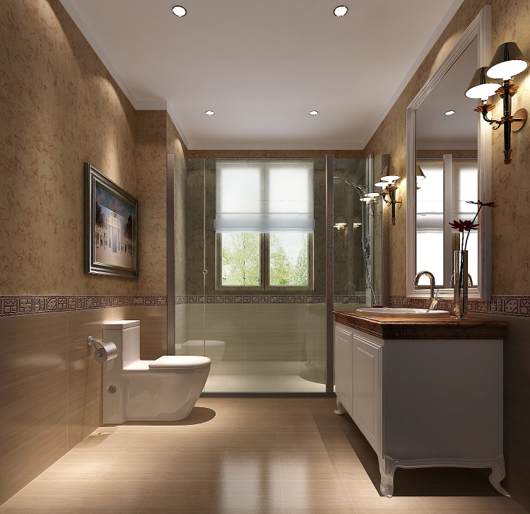 小路 高度 现代 简约 公寓 卫生间图片来自高度国际装饰设计卢旺在简约的上林世家的分享