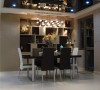 奥林华府时尚温馨三居室-现代风格餐厅：设计和色彩运用上体现简洁和谐、温馨。