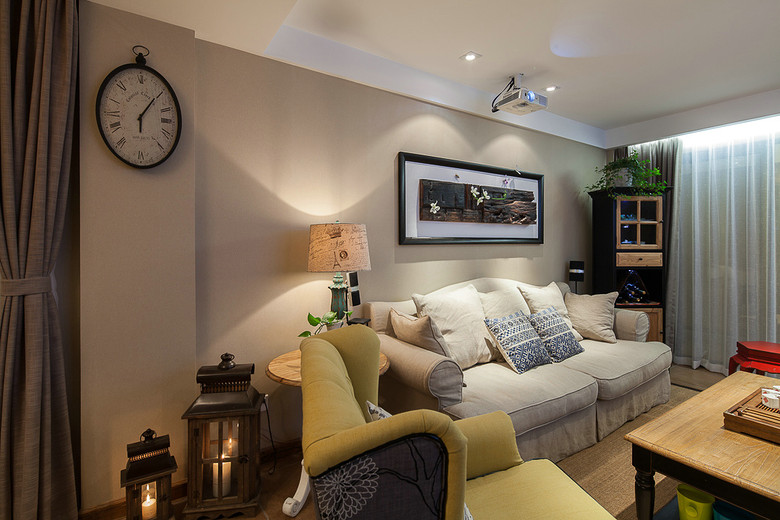 客厅图片来自家装大管家在如兰似茶 140平新中式时尚4居室的分享