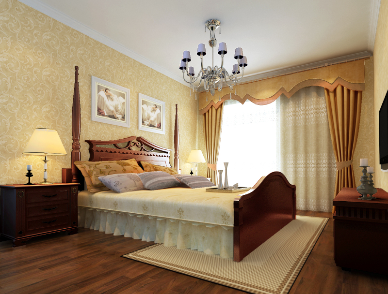 小路 高度 托斯卡纳 洋房 卧室图片来自高度国际装饰设计卢旺在托斯卡纳式洋房的分享