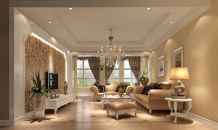 小路 高度 欧式 公寓 客厅图片来自高度国际装饰设计卢旺在欧式---顺鑫花语城的分享