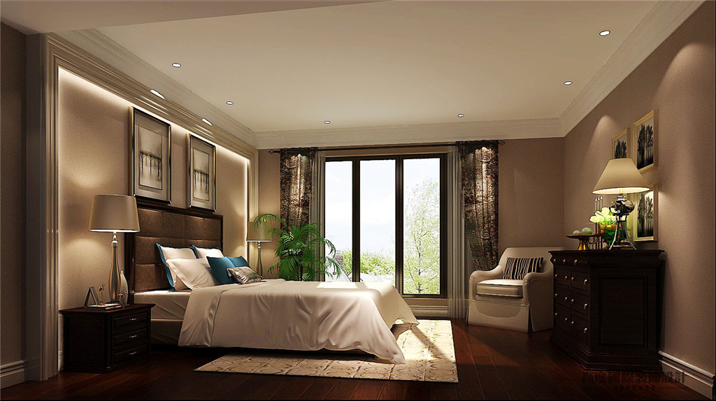 托斯卡纳 别墅 别墅设计 装修 高度国际 卧室图片来自高度国际别墅装饰设计在红杉溪谷300平米装饰设计的分享