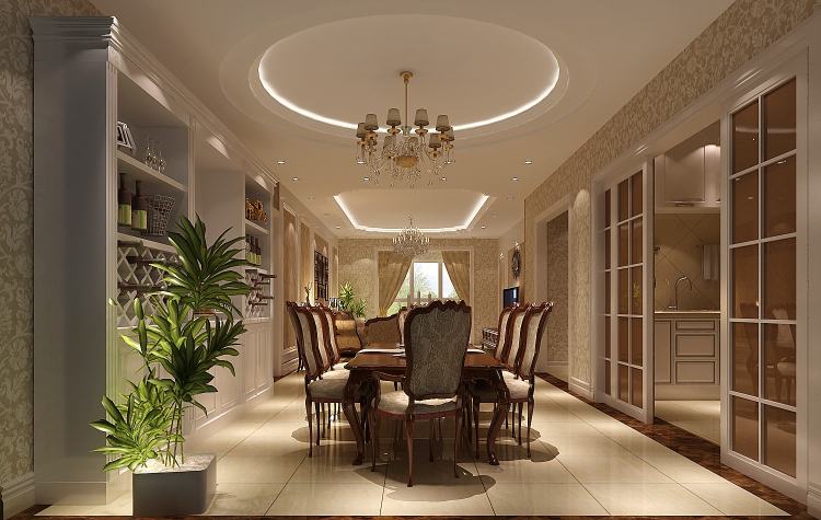 小路 高度 简约 欧式 公寓 餐厅图片来自高度国际装饰设计卢旺在龙湖香醍溪岸简约欧式的分享