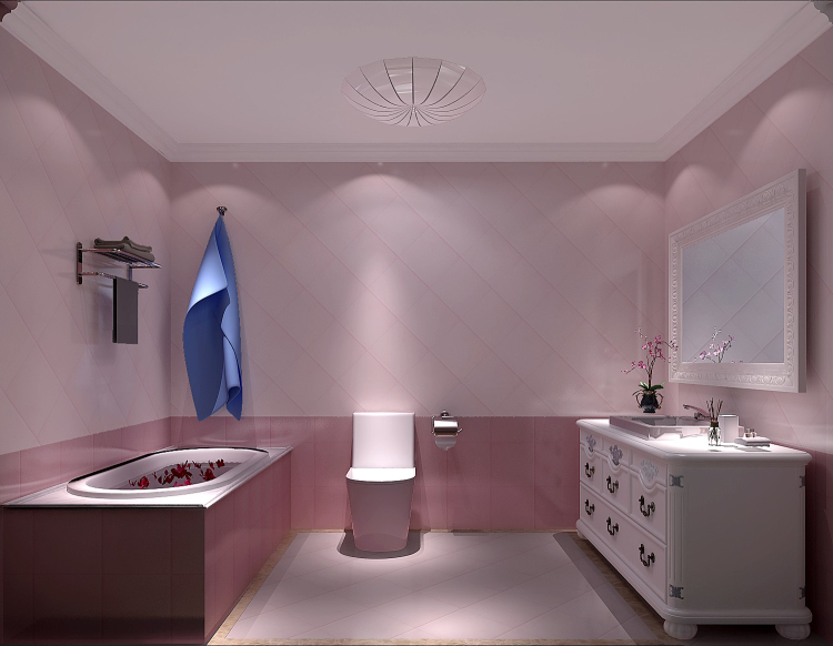 简约 现代 公寓 案例 效果图 卫生间图片来自高度国际设计装饰在濠景阁现代简约设计案例的分享