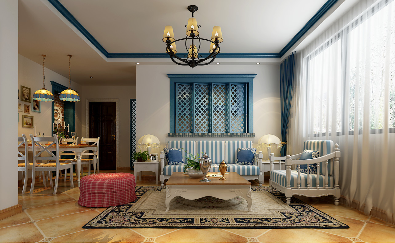客厅图片来自用户2652703143在方圆创世90平两居浪漫地中海设计的分享